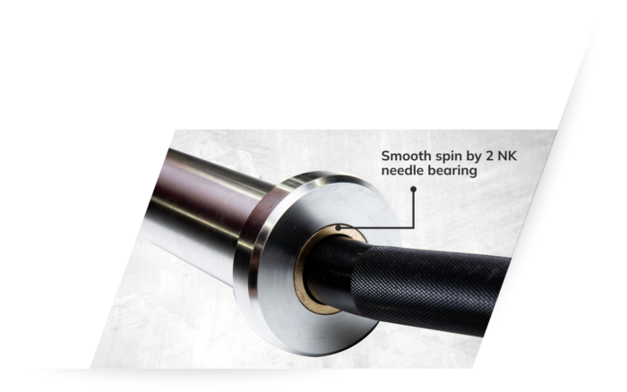 Black Chrome Curl Barbell - Image 5