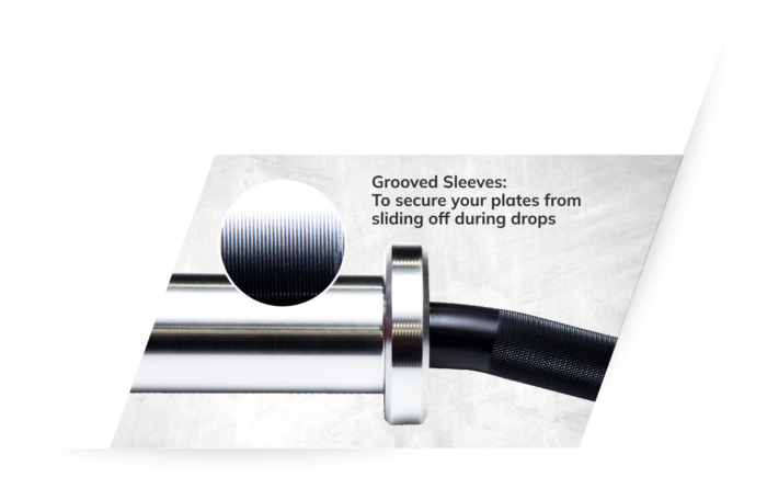 Black Chrome Curl Barbell - Image 4