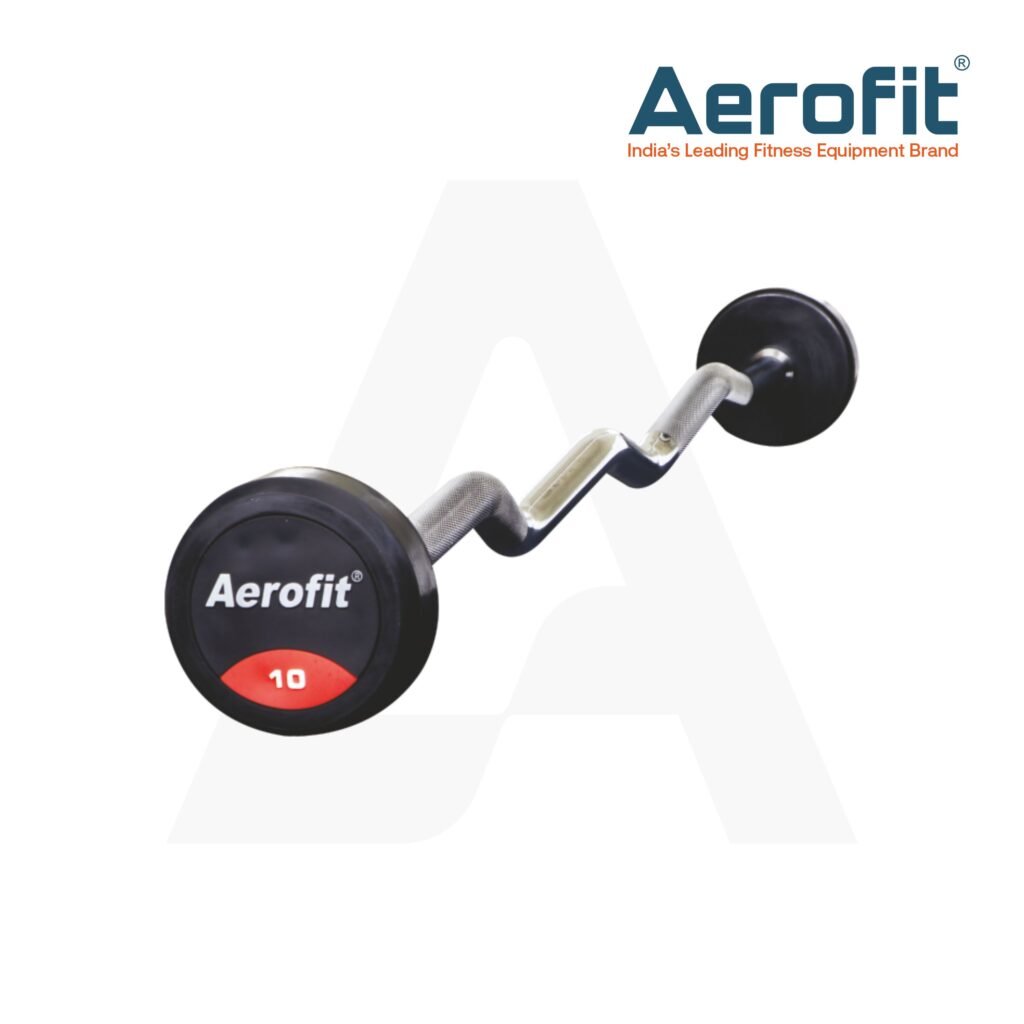 Round Commercial Curl Fixed Barbell Rod